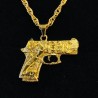 -COLLAR DORADO CON COLGANTE PISTOLA