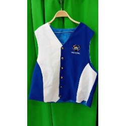 -CHALECO CABALLERO BLANCO Y AZUL XXL