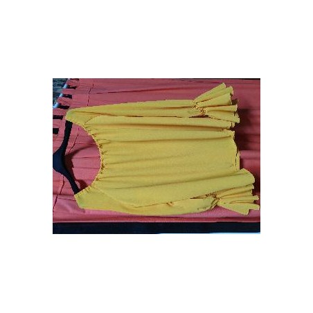 CAMISA FLAMENCA MOSTAZA T-42