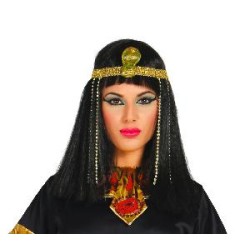 -PELUCA EGIPCIA CON DIADEMA