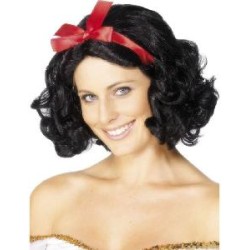 -PELUCA MELENA CORTA RIZADA