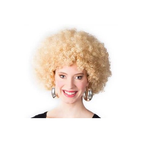 -PELUCA AFRO RUBIA UNISEX