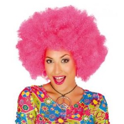 -PELUCA AFRO ROSA EXTRA
