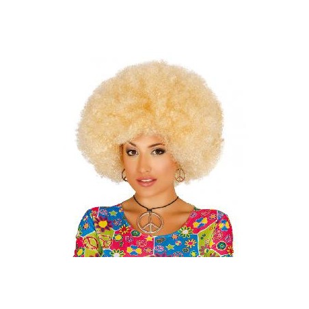 -PELUCA AFRO RUBIA EXTRA UNISEX