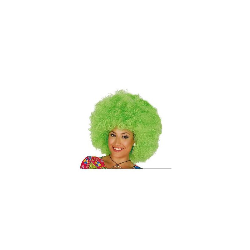 -PELUCA AFRO VERDE EXTRA