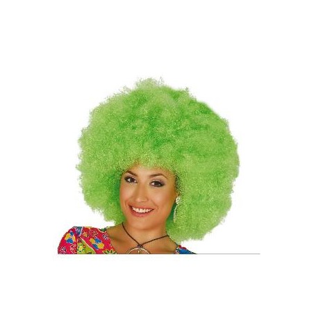 -PELUCA AFRO VERDE EXTRA