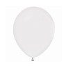 100 GLOBOS LATEX BLANCO PASTEL 13CM
