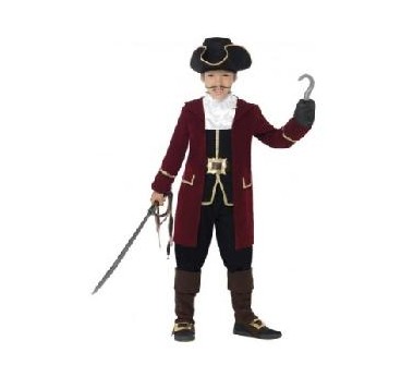 -DISFRAZ CAPITAN PIRATA DELUXE 7-9