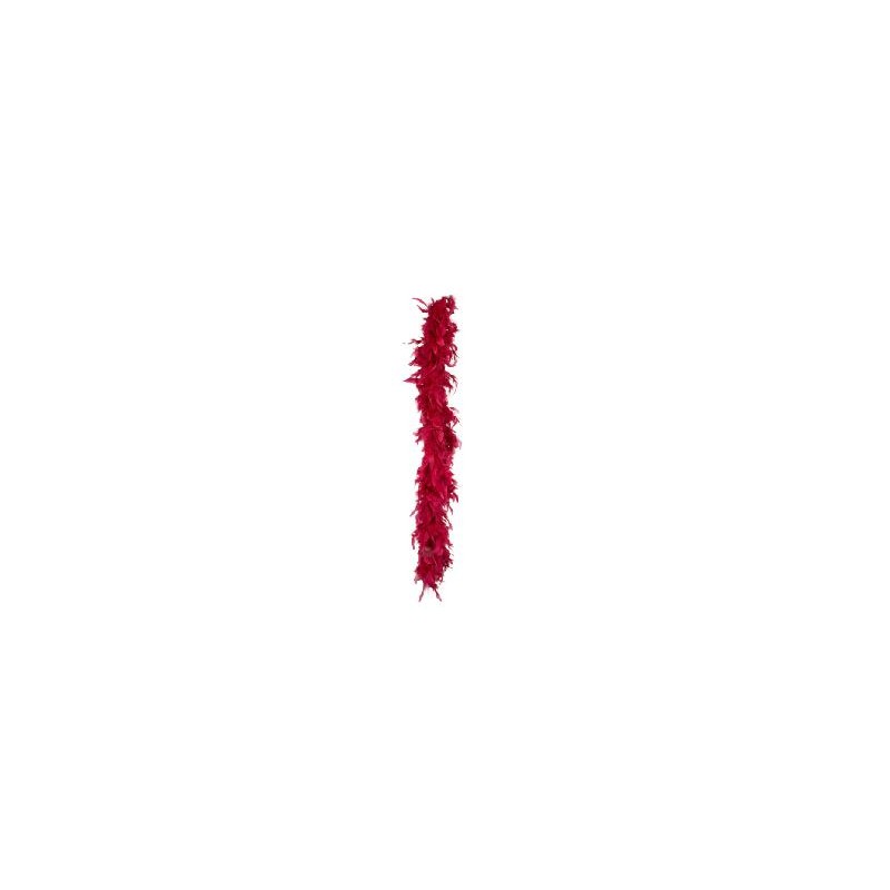 -BOA DE PLUMAS BURDEOS (180 cm)