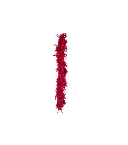 -BOA DE PLUMAS BURDEOS (180 cm)