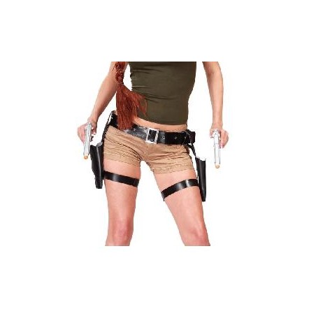 -CARTUCHERA DOBLE CON PISTOLAS