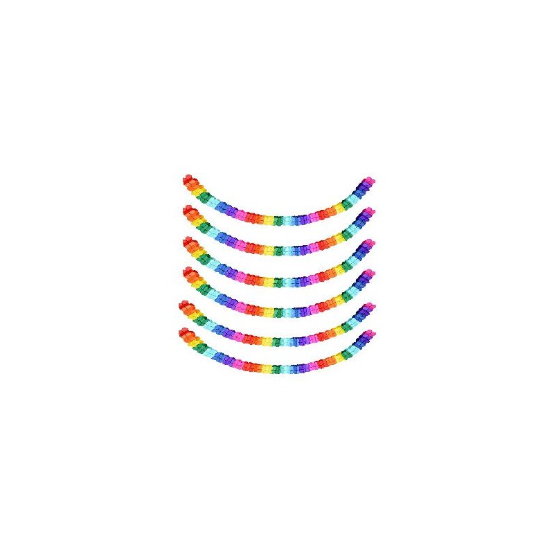 -GUIRNALDA REDONDA COLORES 3,M 15*15