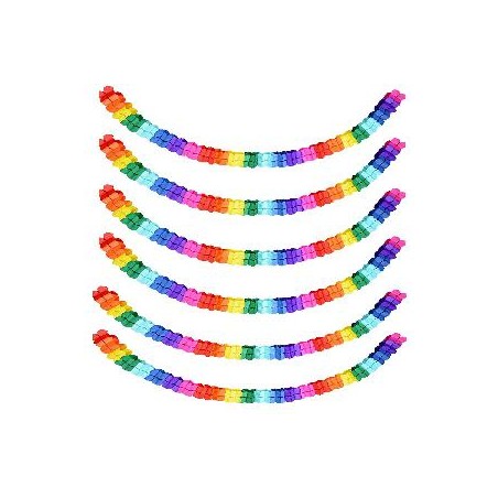 -GUIRNALDA REDONDA COLORES 3,M 15*15