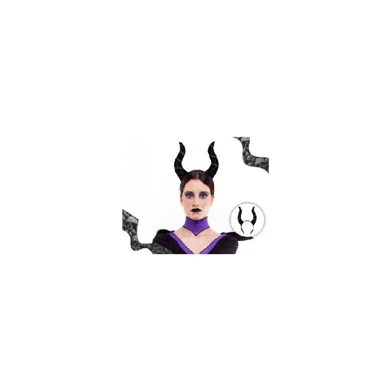 -DIADEMA BRUJA MALEFICA