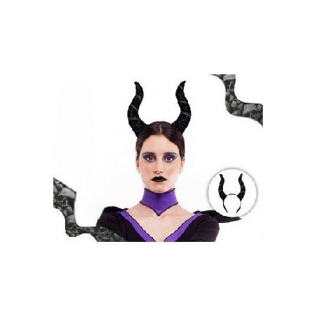 -DIADEMA BRUJA MALEFICA