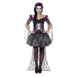 -DISFRAZ CATRINA DIA DE LOS MUERTOS S