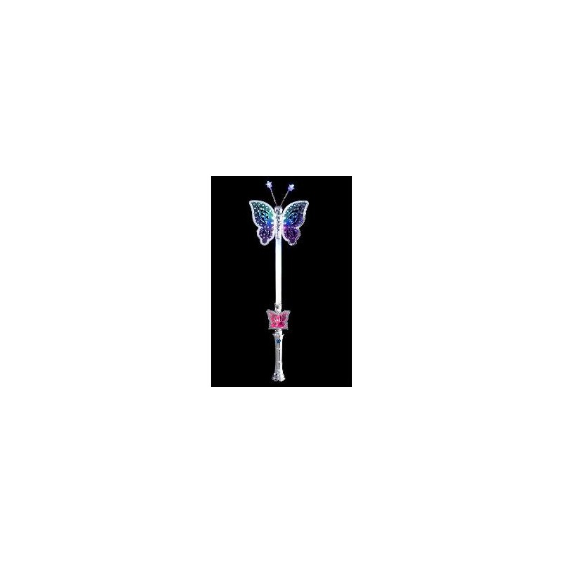 VARITA DE MARIPOSA PLATA