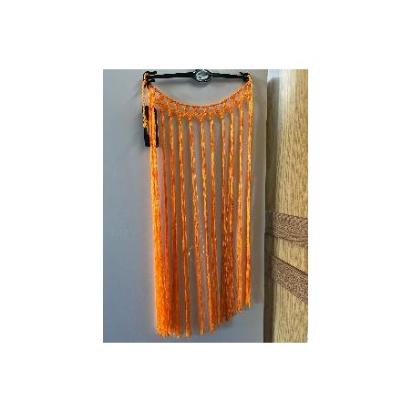 FLECO CUELLO RECTO NARANJA