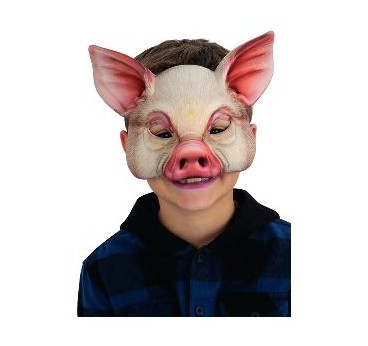 -MASCARA CERDO CON GOMA