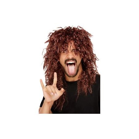 -PELUCA ROCKERO DURO MARRÓN