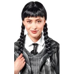 -PELUCA DOS TRENZAS WEDNESDAY