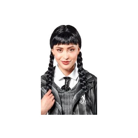 -PELUCA DOS TRENZAS WEDNESDAY