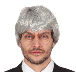 -PELUCA HOMBRE GRIS