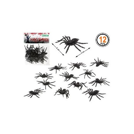 -BOLSA ARAÑAS 12 UNIDADES