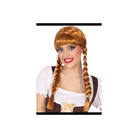 -PELUCA DOS TRENZAS ROJIZAS