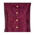 CHALECO BROCADO GRANATE T-XL