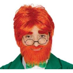 -PELUCA ROJA CON BARBA