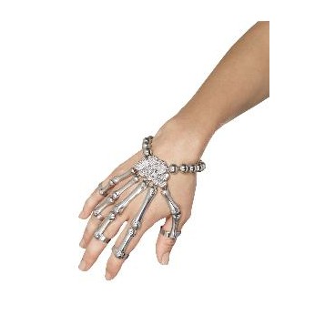 -PULSERA DE MANO ESQUELETO