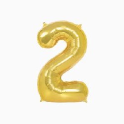 -GLOBO FOIL ORO METALIZADO Nº 7