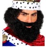 -BARBA CON BIGOTE RIZADA Y NEGRA