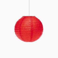 -LAMPARA ESFERA PAPEL MEDIANA 35 CM