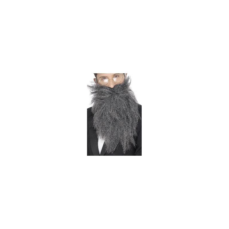 -BARBA LARGA Y BIGOTE GRIS