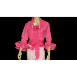 CAMISA FLAMENCA FUCSIA T-52