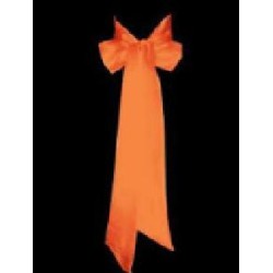 FAJIN BANDA EN RASO COLOR NARANJA NEÓN