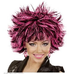 -PELUCA STEAMY NEGRO ROSA