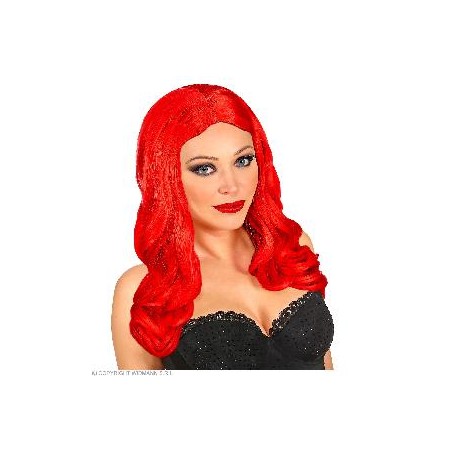 -PELUCA ROXY ROJA ONDULADA