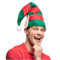 -GORRO DE ELFO SANTA CLAUS