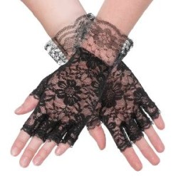 -GUANTES DE ENCAJE PARIS NEGRO