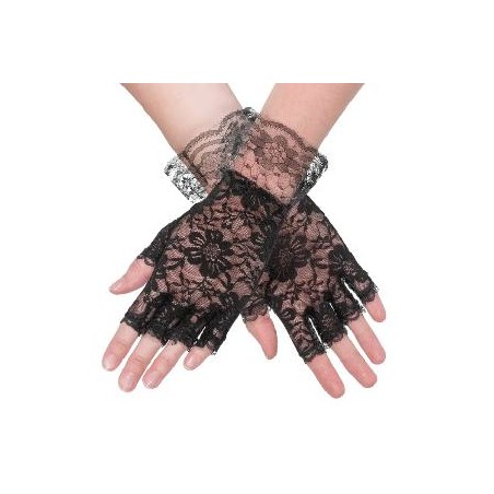 -GUANTES DE ENCAJE PARIS NEGRO