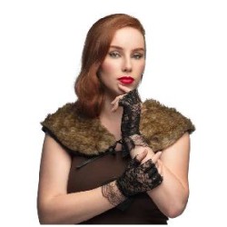 -GUANTES DE ENCAJE PARIS NEGRO