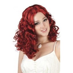 -PELUCA PELIRROJA ONDULADA