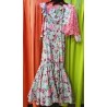 -VESTIDO ESPERANZA ESTAMPADO FLORES CON CHAQUETILLA A JUEGO 42