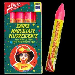-BARRA MAQUILLAJE FLUORESCENTE ROSA