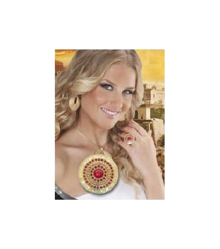 -ANILLO ROMANO EN ROJO