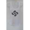 -CAMISETA LAUBURU BLANCA MUJER TIRANTES XS