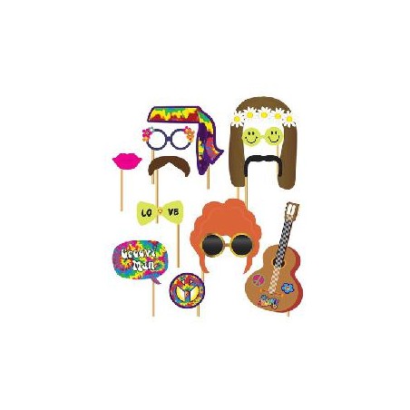12 ACCESORIOS PHOTOCALL HIPPIE